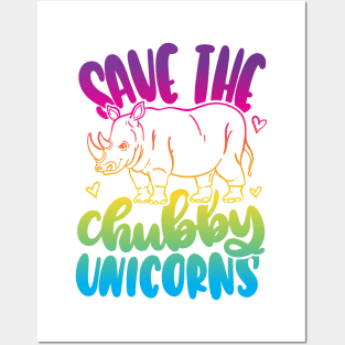 Save The Chubby Unicorns Posters and Art